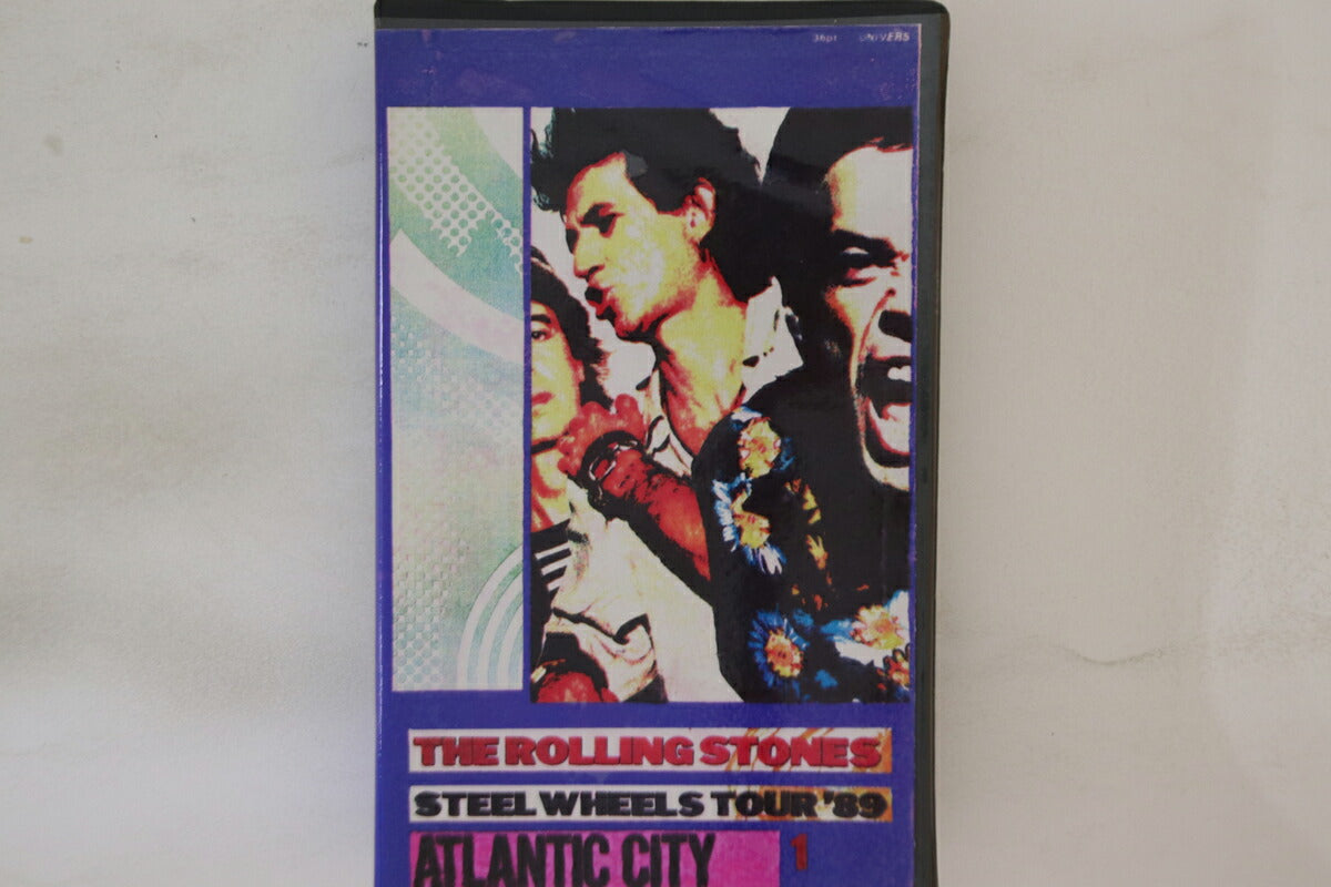 Rolling Stones Steel Wheels Tour '89 Part 1 VHS No Exp VG/Jacket VG/Obi Included