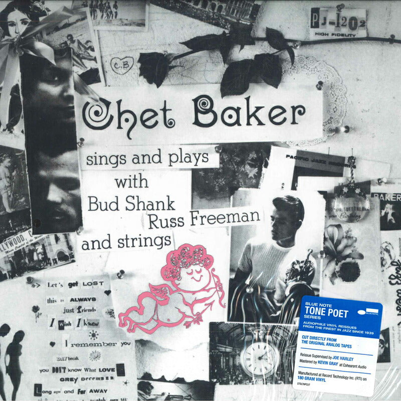 Chet Baker Sings & Plays LP with Bud Shank, Russ Freeman, Strings Pacific Jazz