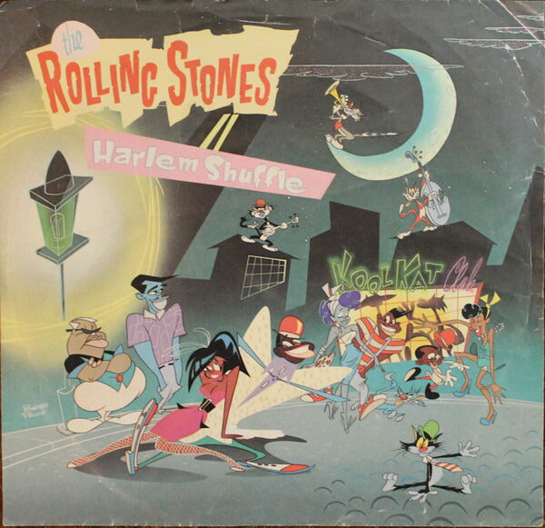 The Rolling Stones Harlem Shuffle 7" Record VG Used Rock Music