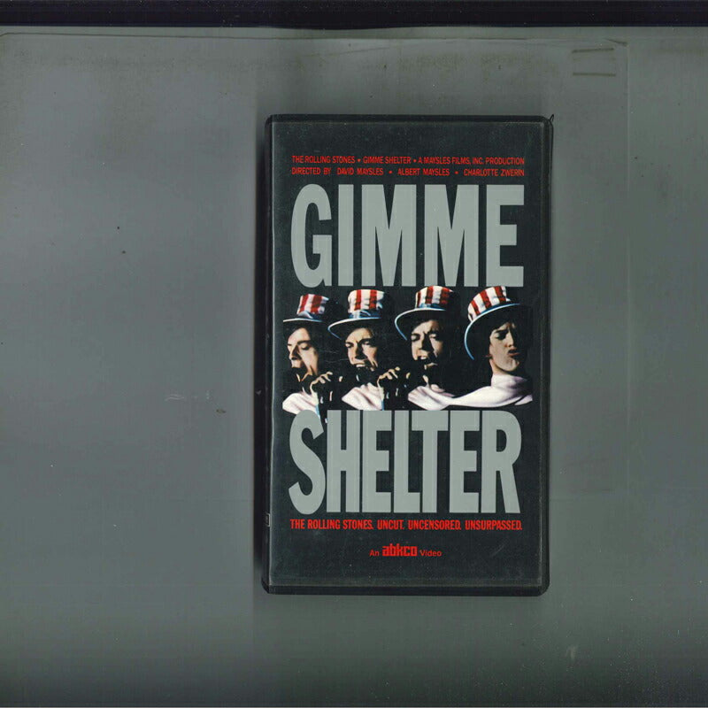 Rolling Stones Gimme Shelter VHS ABKCO VG Used No OBI