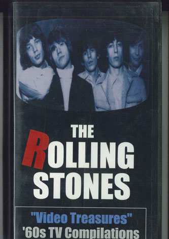 Rolling Stones Video Treasures VHS Not on Label VG/Good with Cover Illness