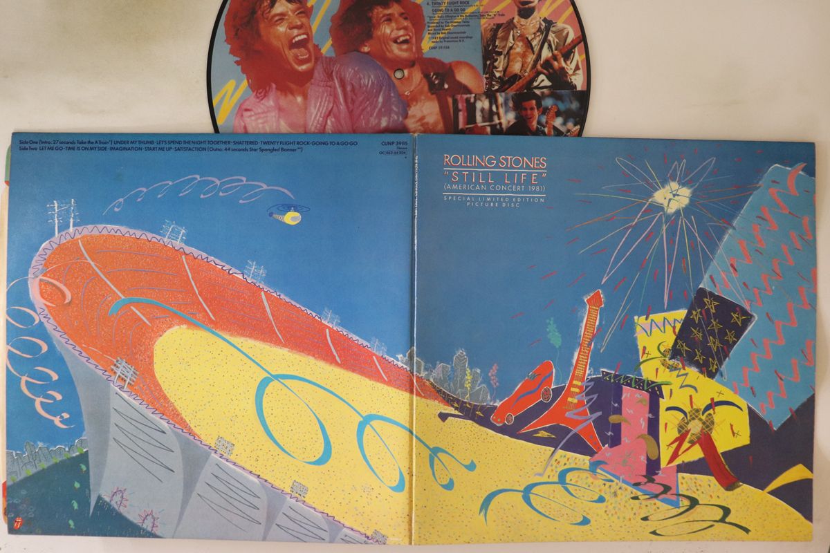 Rolling Stones Still Life American Concert 1981 LP Record VG Jacket VG