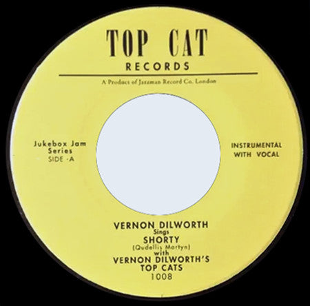 Vernon Dilworth Shorty 7" Record Top Cat Rec Jazz Used