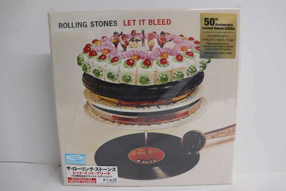 Rolling Stones Let It Bleed LP Box Set ABKCO Near Mint Used 5 Discs
