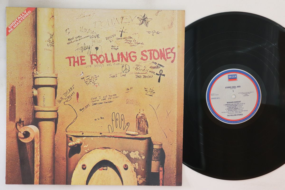 Rolling Stones Beggars Banquet LP Decca VG used