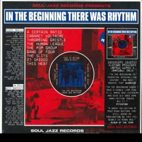 Various Artists In The Beginning There Was Rhythm 2LP Soul Jazz UK M/NM