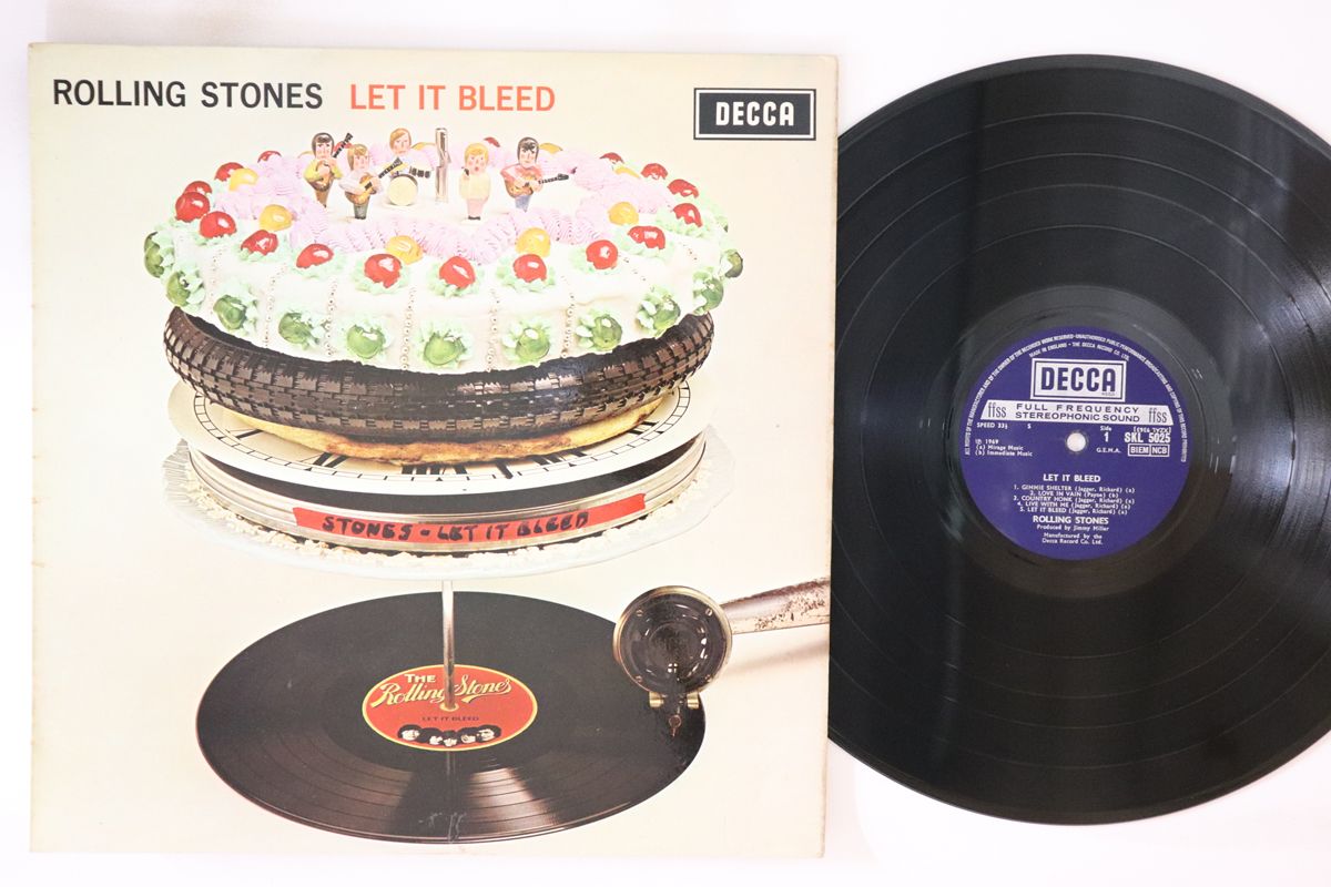 Rolling Stones Let It Bleed LP Decca SKL5025 VG/VG No Obi Used