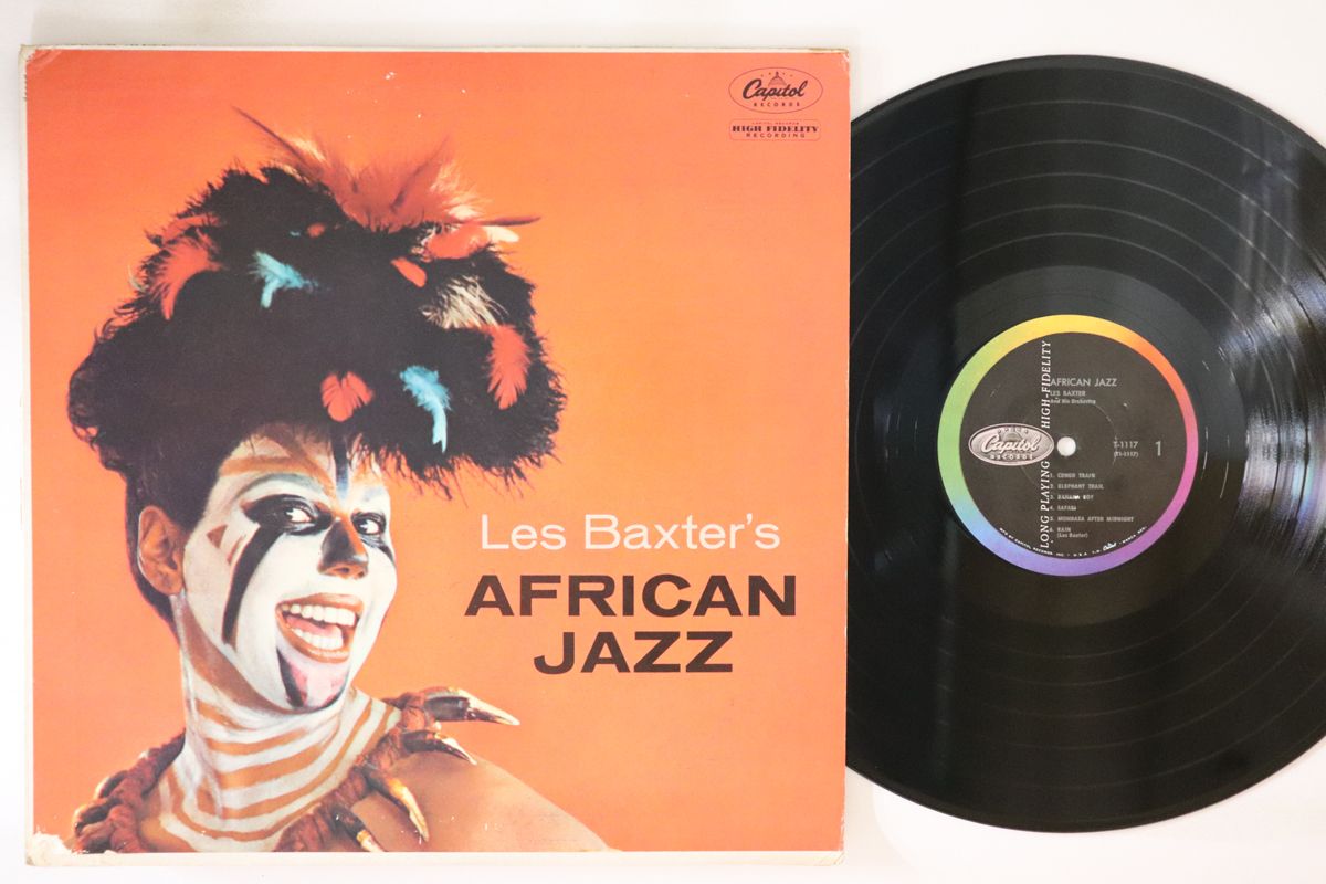 Les Baxter African Jazz LP Capitol VG Used No Obi
