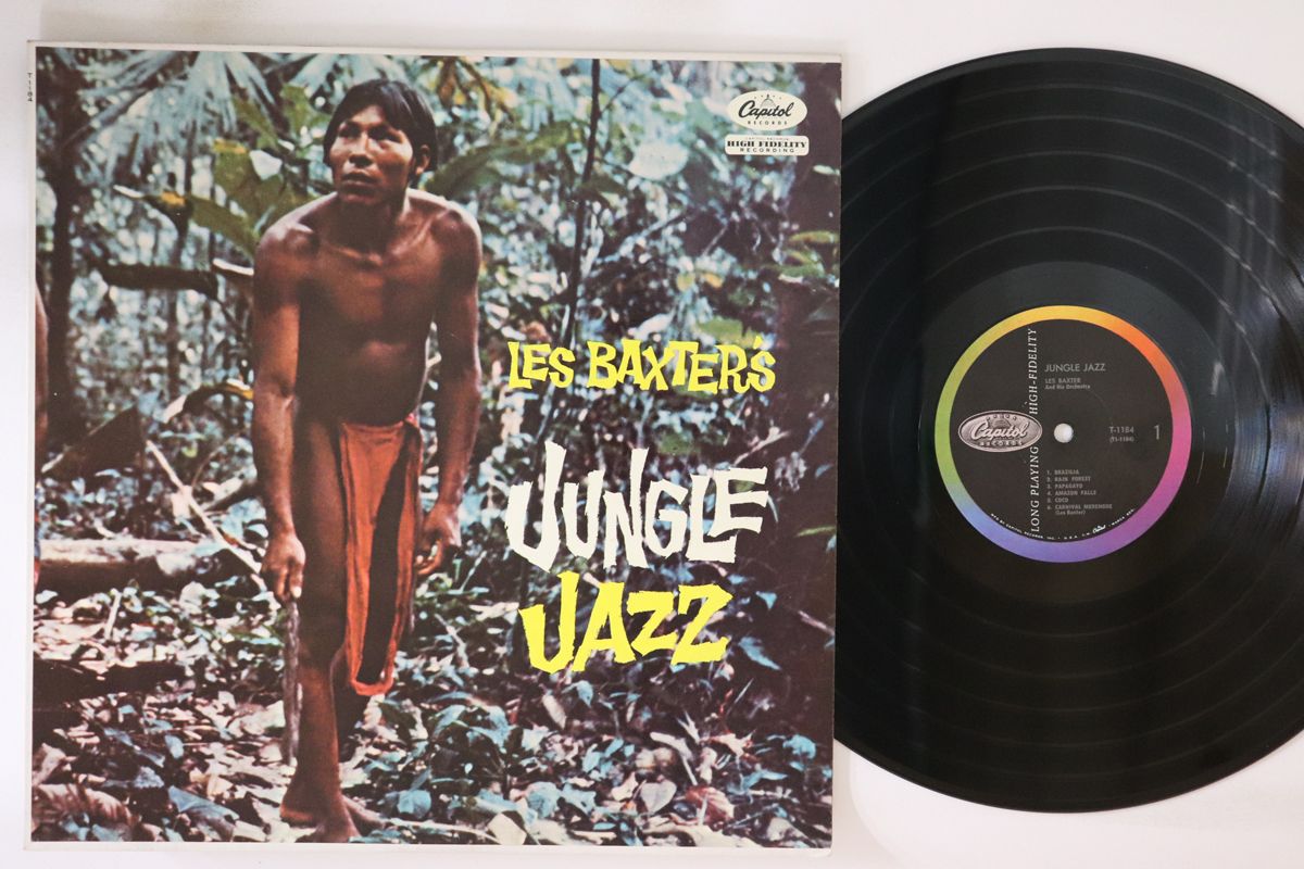 Les Baxter Jungle Jazz LP Capitol T1184 VG Used