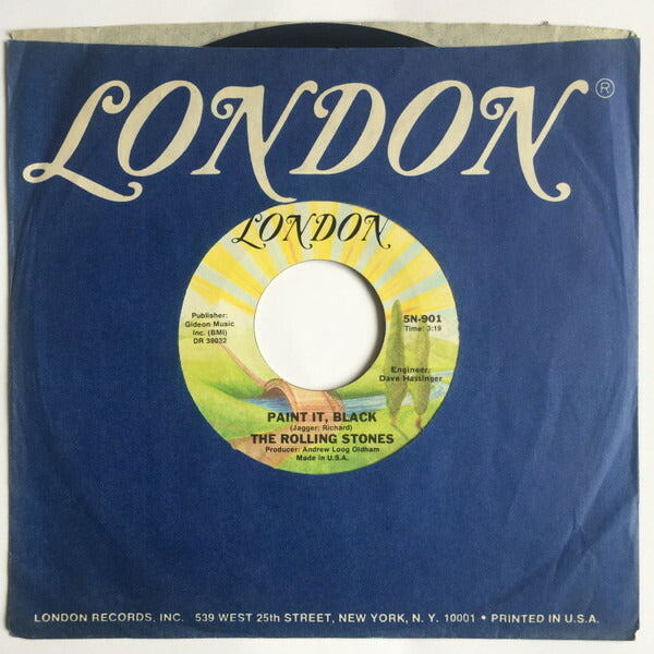 Rolling Stones Paint It Black 7" Vinyl London Records VG Used