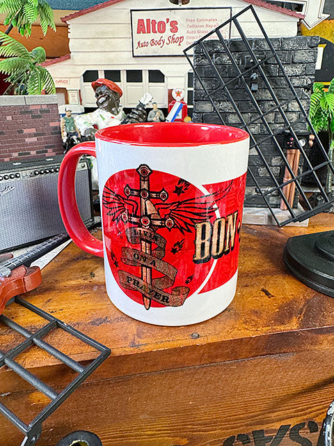 Bon Jovi Official Mug 315ml Live On A Prayer 40th Anniversary Used