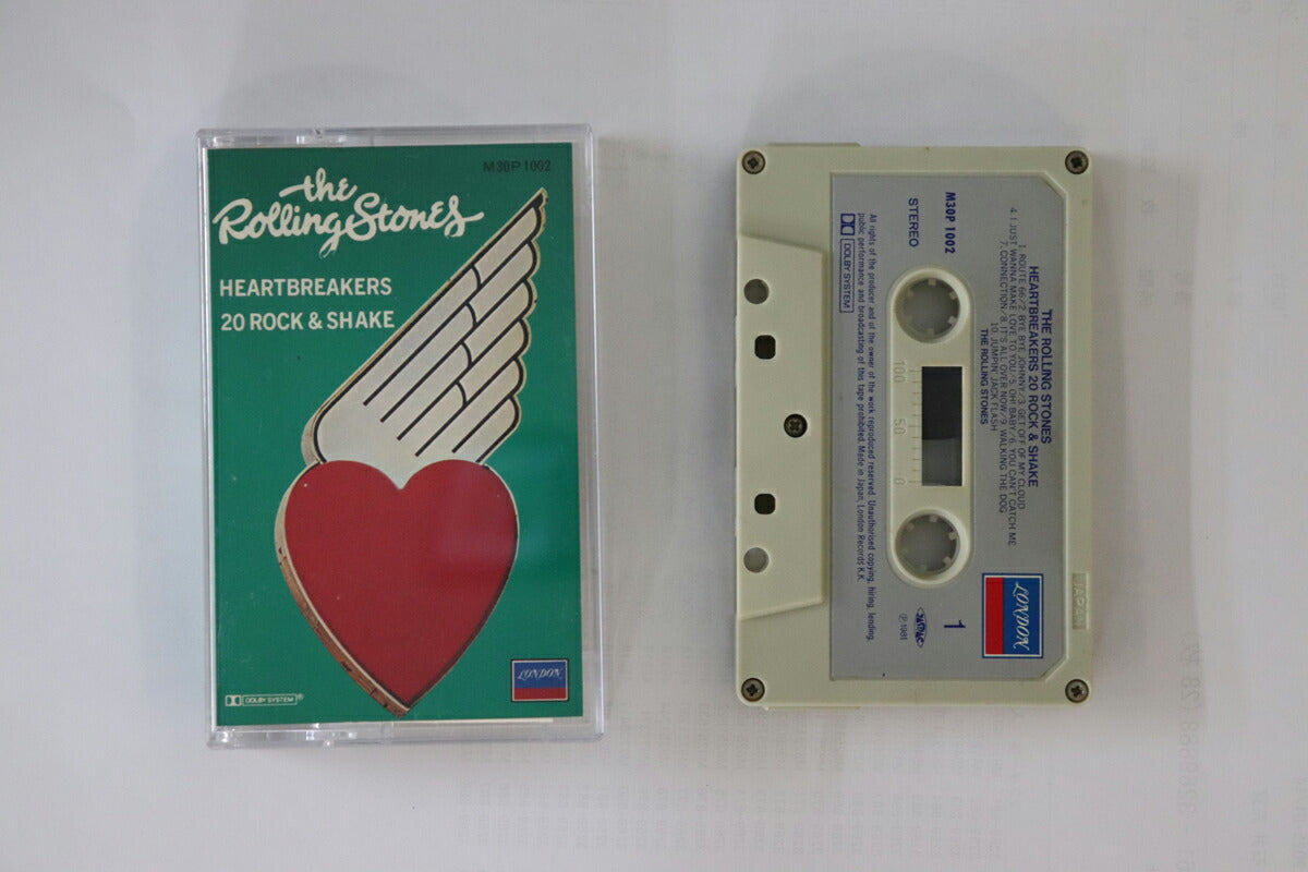 Rolling Stones Heartbreakers 20 Rock Shake Cassette M30P1002 London VG Used