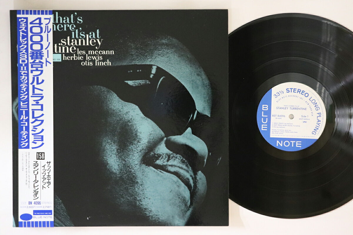 Stanley Turrentine That's Where It's At Blue Note Japan LP EX/EX