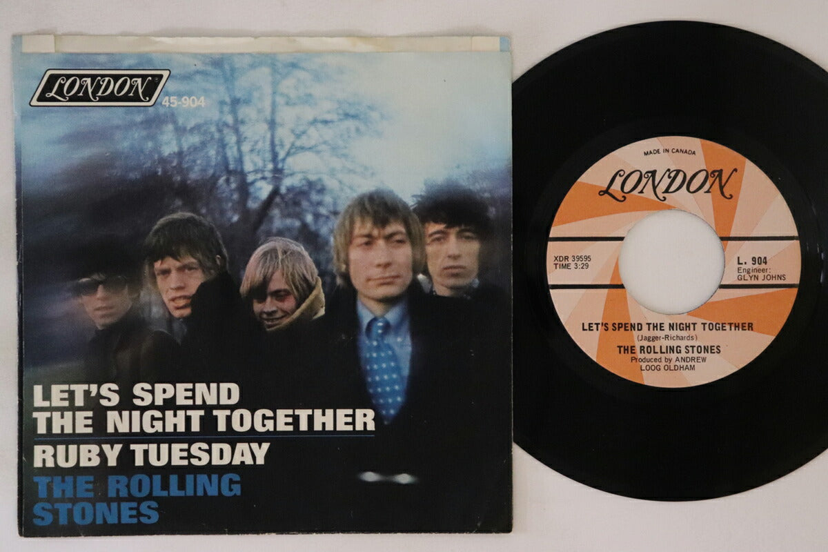 Rolling Stones Let's Spend The Night Together 7" London Records VG Used