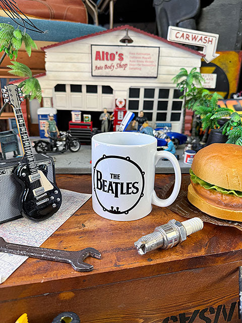 Beatles Green Apple Logo Mug 315ml Official American Fashion Collectible