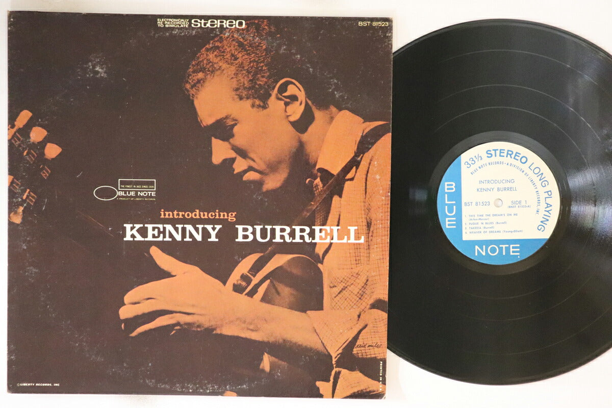 Kenny Burrell Introducing Blue Note LP Vinyl VG Used No Obi