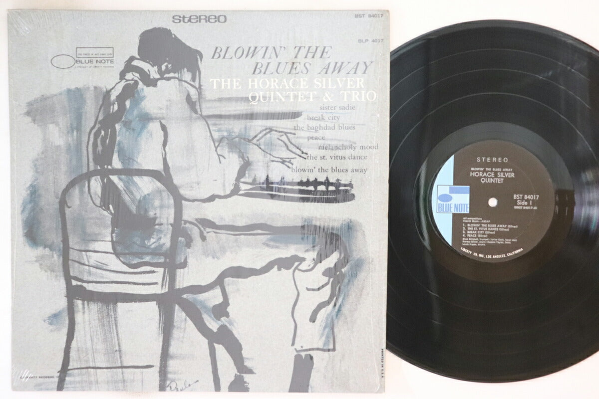 Horace Silver Quintet Blowin' the Blues Away LP Blue Note BST84017 Used VG