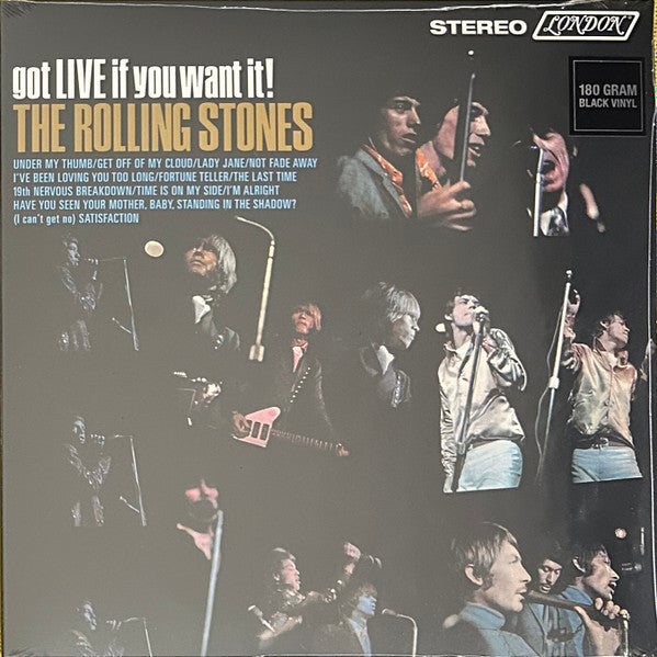 The Rolling Stones Got Live If You Want It LP London Records 21321 NM Vinyl