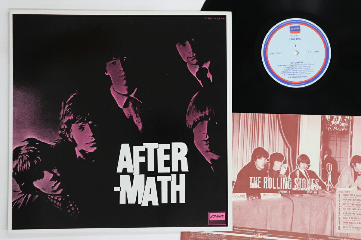 Rolling Stones Aftermath LP Vinyl London L20P1016 EX/VG with Insert, Used