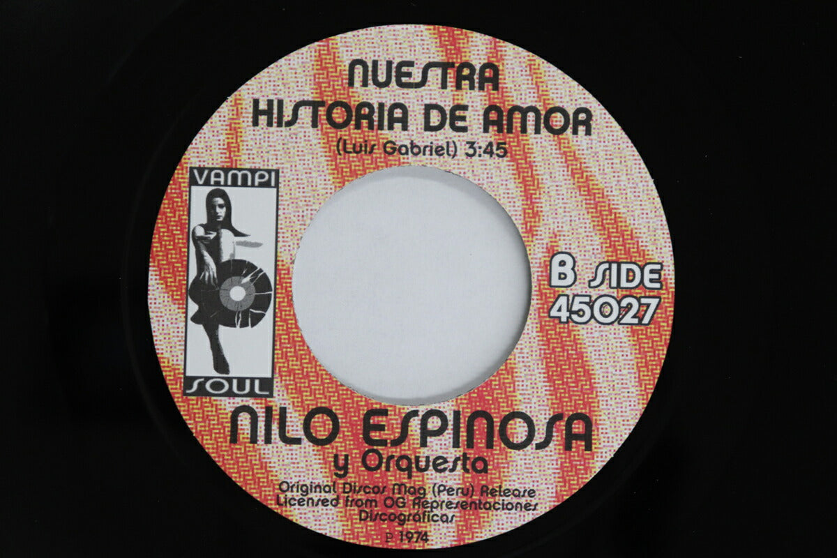 Nilo Espinosa Midnight & You 7" Vinyl EX Vampi Soul 45027 Used