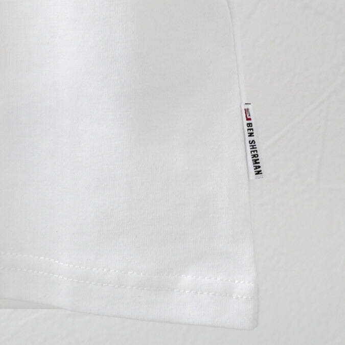 Ben Sherman Men’s White T-Shirt Target Mark Record Gift Used