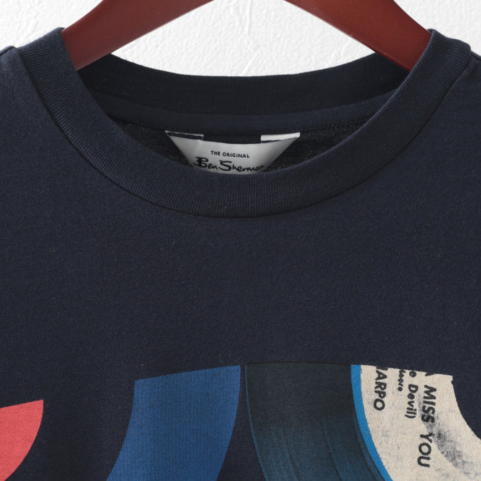 Ben Sherman Men’s T-Shirt Dark Navy Regular Fit Gift