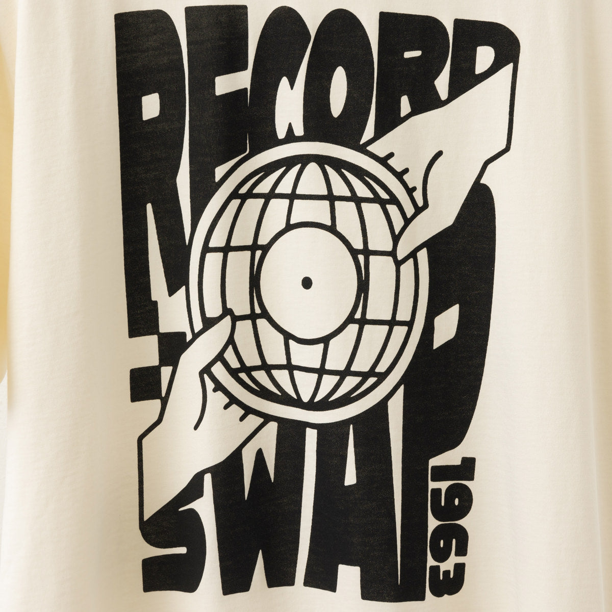 Ben Sherman T-Shirt Record Print Organic Cotton Short Sleeve Relaxed Fit