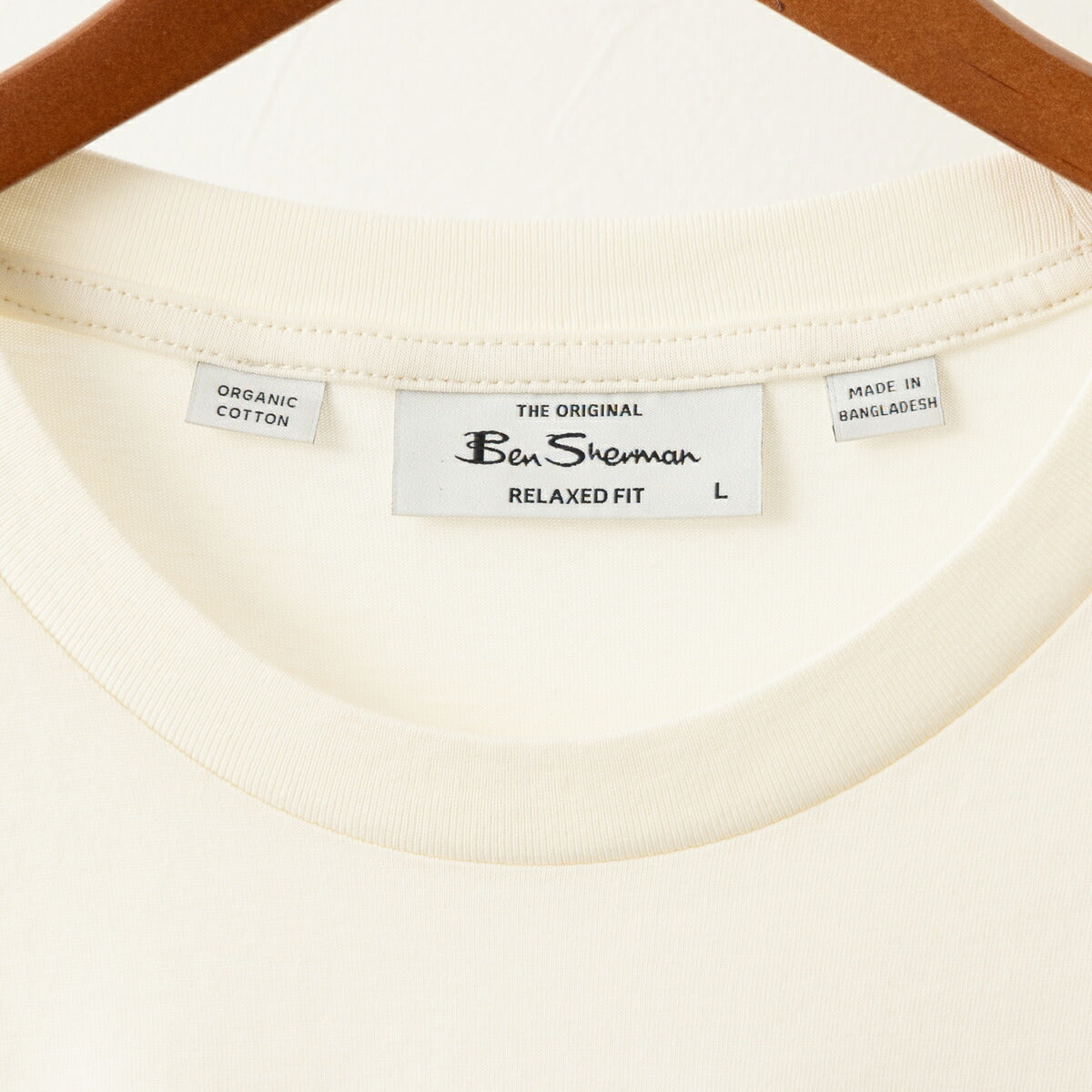Ben Sherman T-Shirt Record Print Organic Cotton Short Sleeve Relaxed Fit
