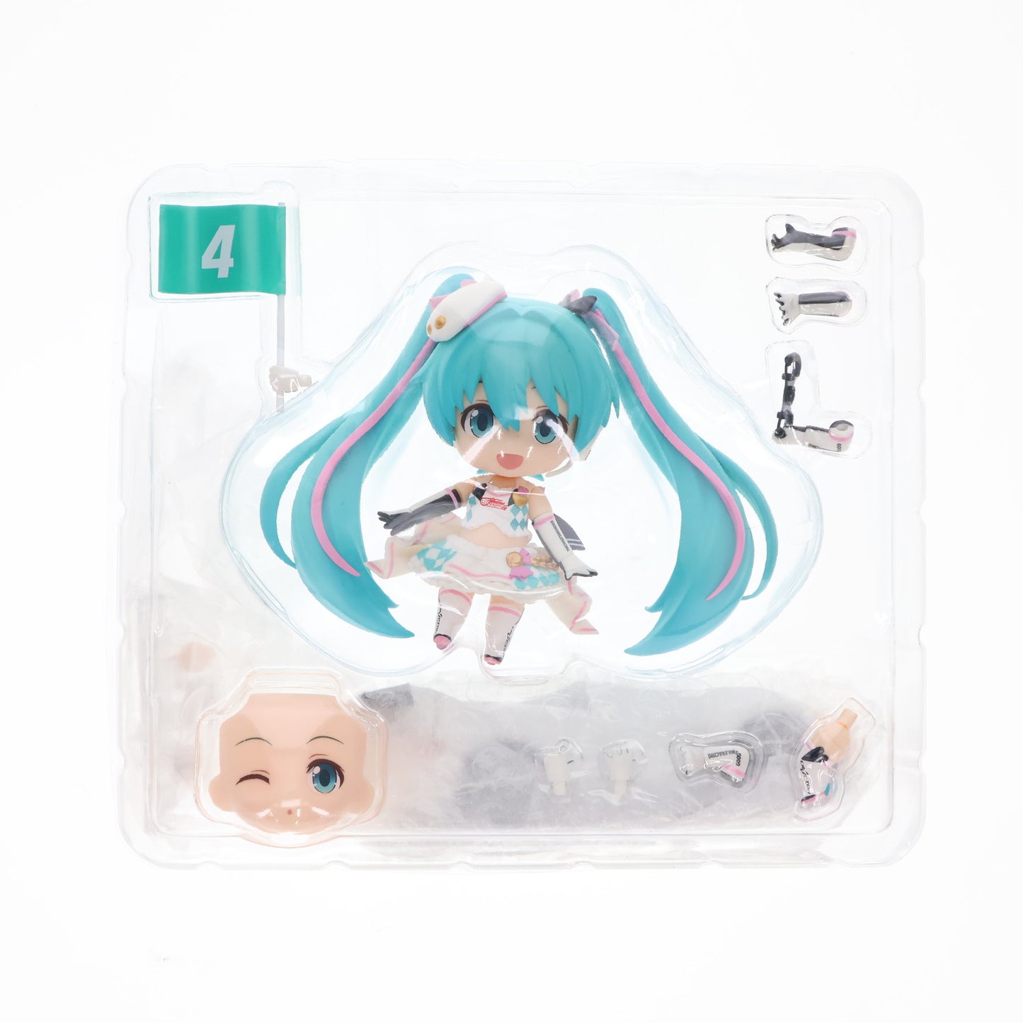 Nendoroid 1100 Racing Miku 2019 Ver. G Moving Figure Used, Box Damage