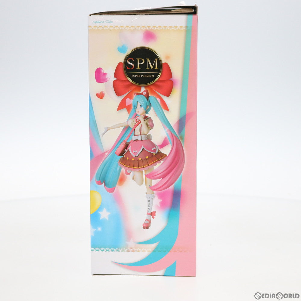 Vocaloid Hatsune Miku Fig Ribbon Heart Super Premium Used Blue/Black Condition