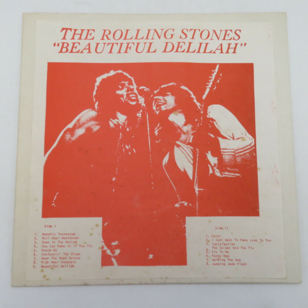 Rolling Stones Beautiful Delilah Vinyl Record 7" Used with Wear