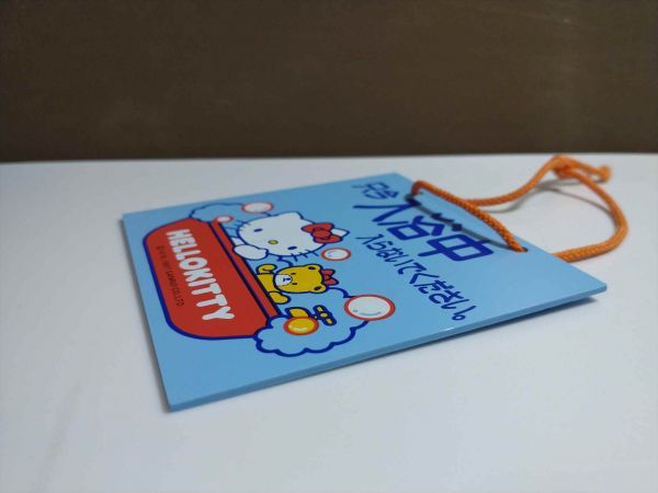 Hello Kitty Bath Door Plate Sanrio Used Good Condition | Japanpricenet