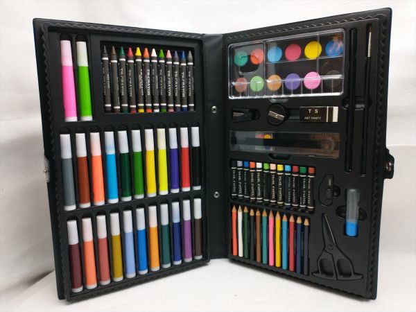 TS ART PARTY 16pcs Crayon Drawing Set Art Supplies Made in Taiwan Used | Japanpricenet