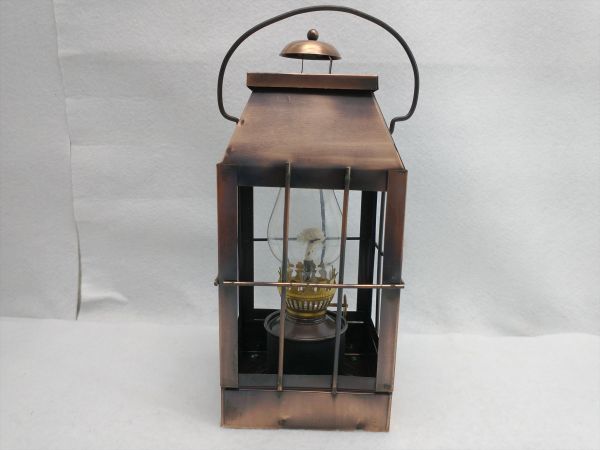 Hong Kong Made Iron Lantern Retro Outdoor Western Style Decor Used | Japanpricenet