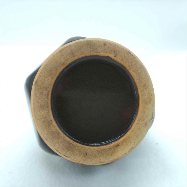 Black Antique Sake & Soba Soup Container Tokkuri Used Kitchen Seasoning | Japanpricenet