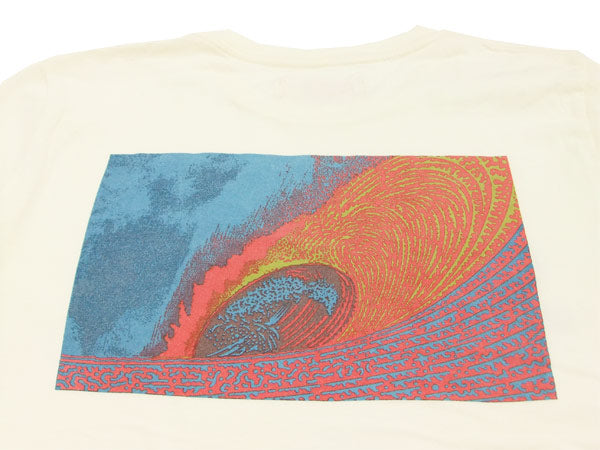 John Van Hamersveld Surf Pipeline T-Shirt Men’s Short Sleeve Off-White