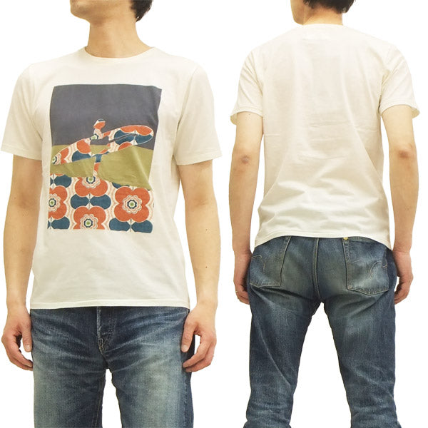 John Van Hamersveld Endl Summer Men's T-Shirt Crew Neck Short Sleeve Off White