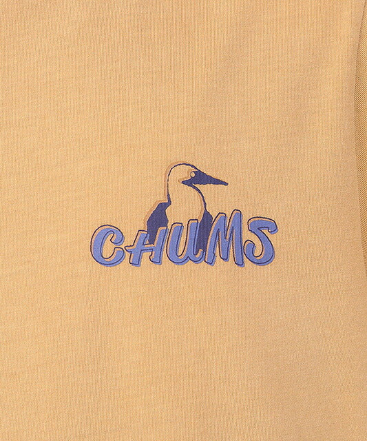 Chums Record Donuts Graphic T-Shirt Cotton M-L Short Sleeve Used