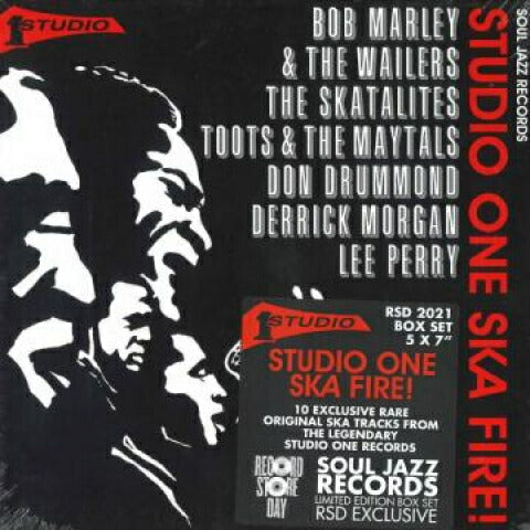 Various Studio One Ska Fire 7x5 Box Set Record Store Day Soul Jazz