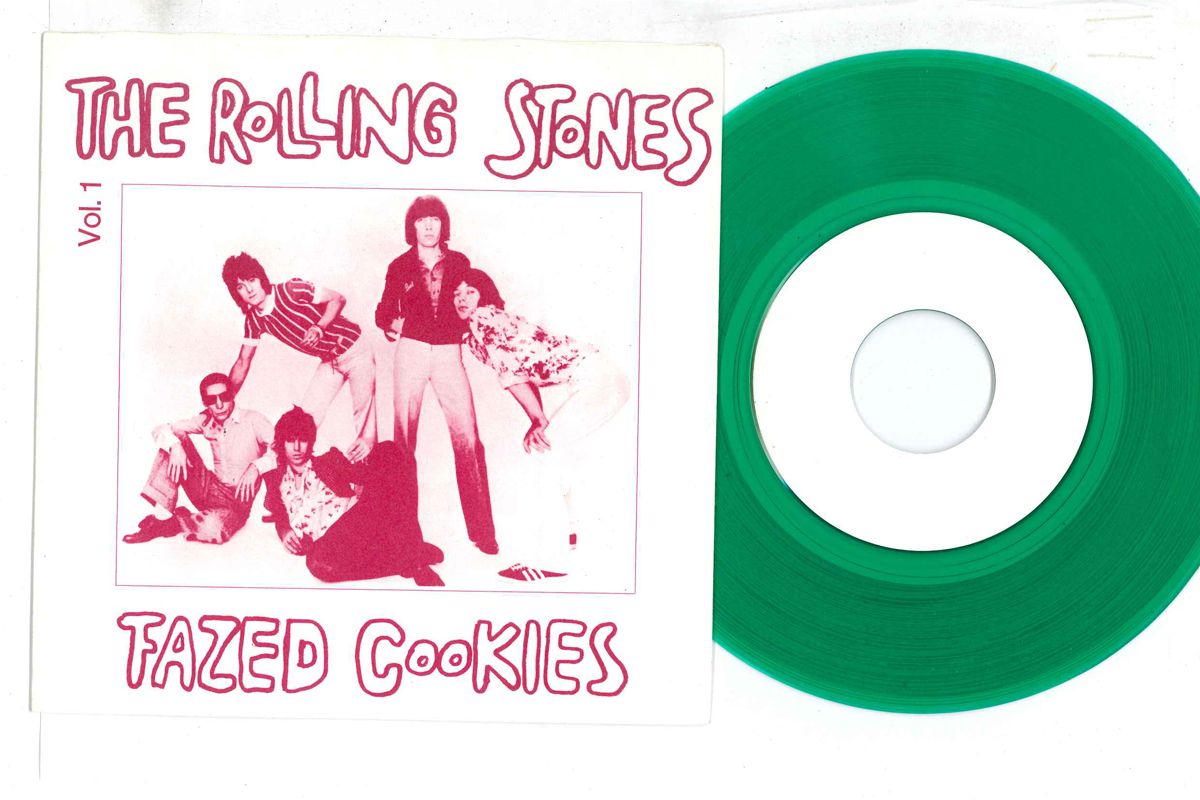 Rolling Stones Fazed Cookies Vol. 1 7" Record Noneon Label Used EX VG