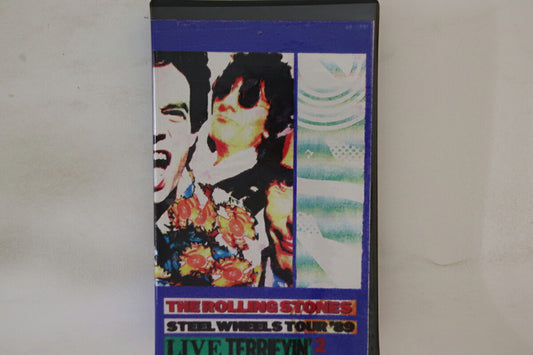 Rolling Stones Steel Wheels Tour '89 Part 2 VHS VG/NM No OBI