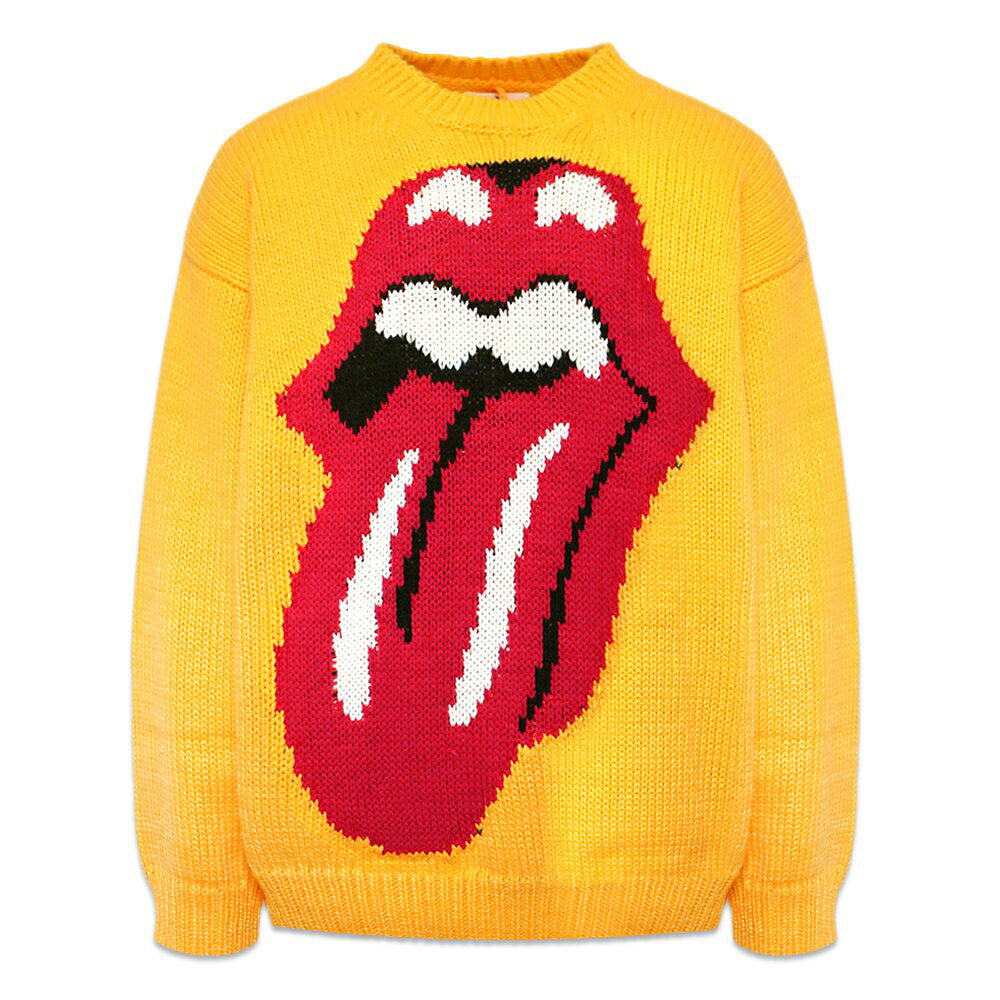 Doncare Stones Knit Sweater Unisex Casual Cable Warm Top Used