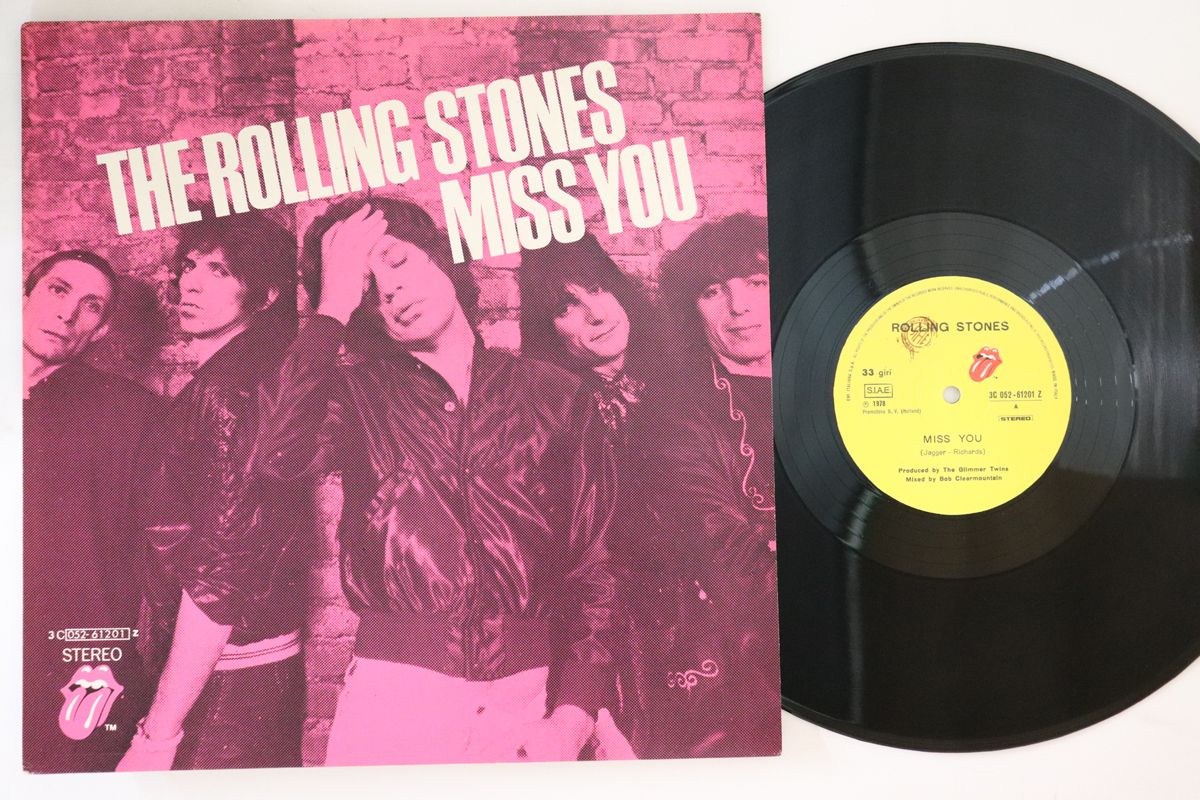 Rolling Stones 12" Vinyl Miss You / Faraway Eyes Used VG No Obi