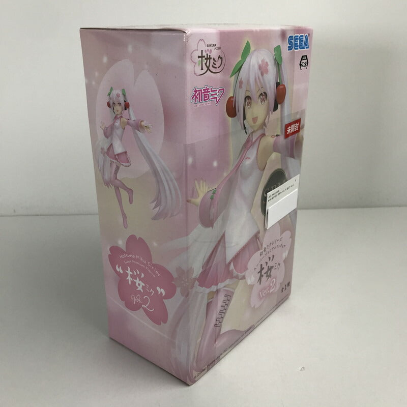 Hatsune Miku Sakura Ver.2 SPM Figure Used Bandai Collectible, Excellent Condition