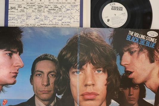 Rolling Stones Black And Blue LP Vinyl Japan Promo EX VG NotO