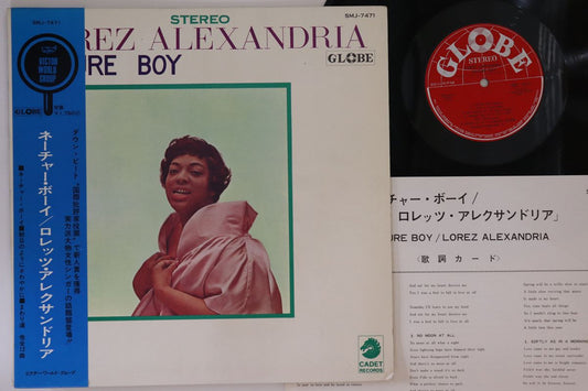 Lorez Alexandria Nature Boy LP Vinyl VG Cover with Insert Japanese Import