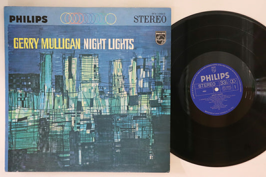 Gerry Mulligan Night Lights LP Record VG/Good Philips Jazz Used