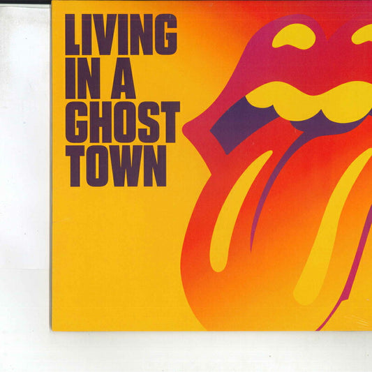 Rolling Stones Living In A Ghost Town 10" Vinyl Polydor M Record Store Play