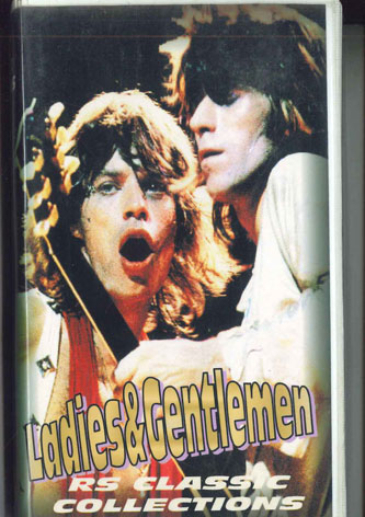 Rolling Stones Ladies Gentlemen VHS RS Classic VG used no obi