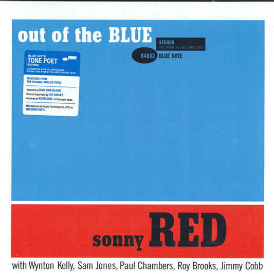 Sonny Red Out Of The Blue Blue Note LP Record M Jacket No Obi 80s Jazz